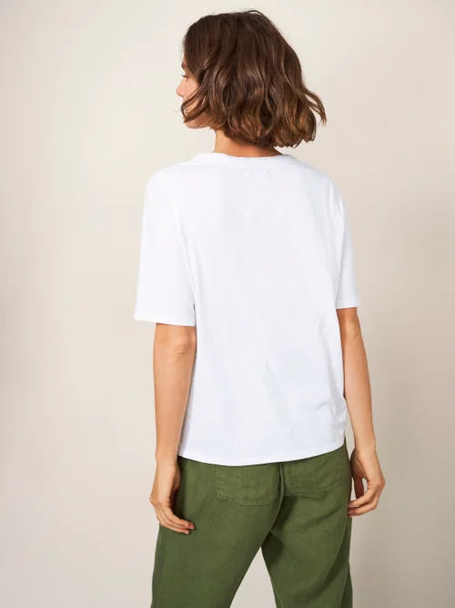 Annabel T-Shirt - Brillantweiß - 38 Bild 4