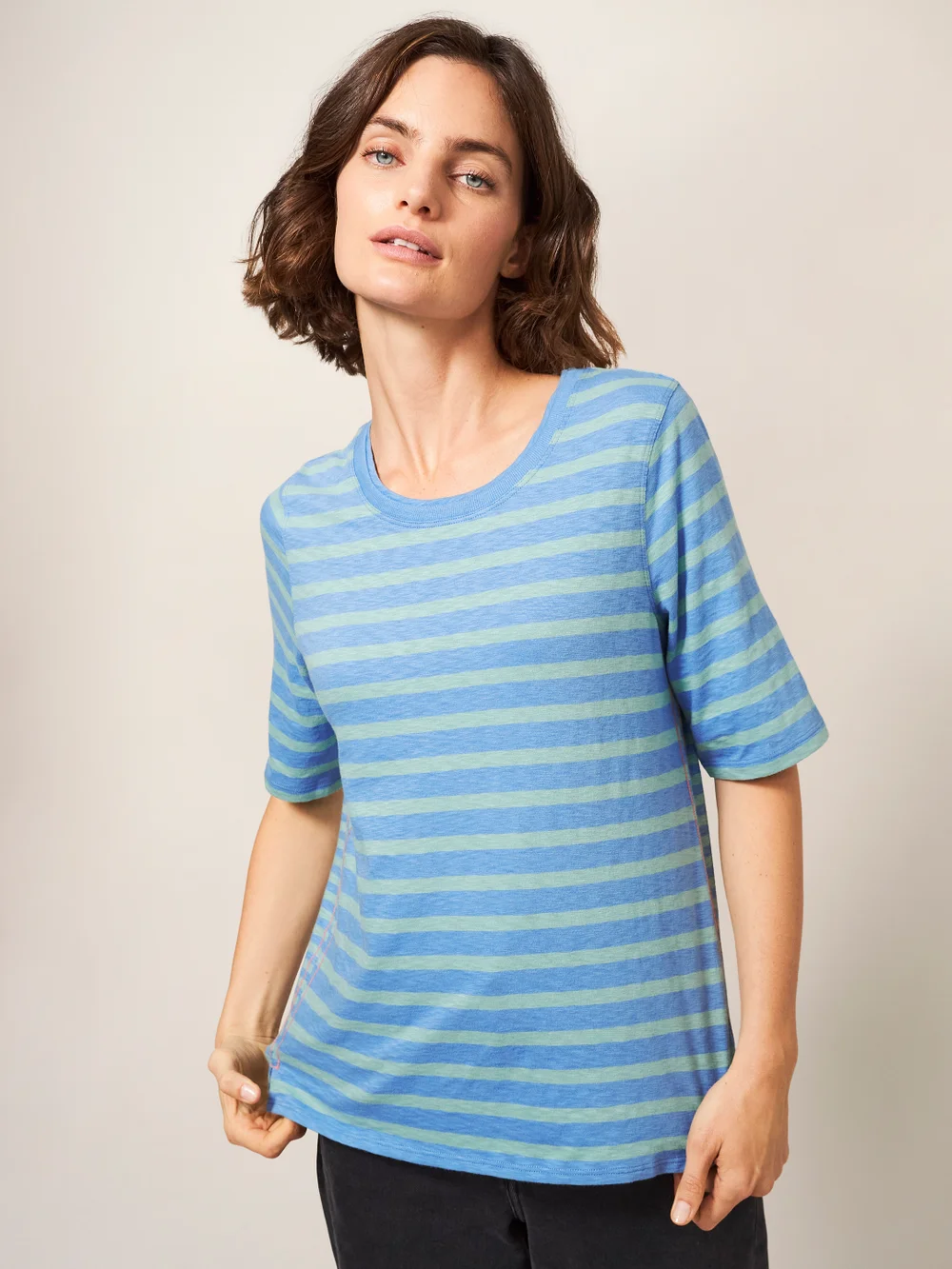 Annabel T-Shirt - Blaugrün Mehrfarbig - 38 Bild 1