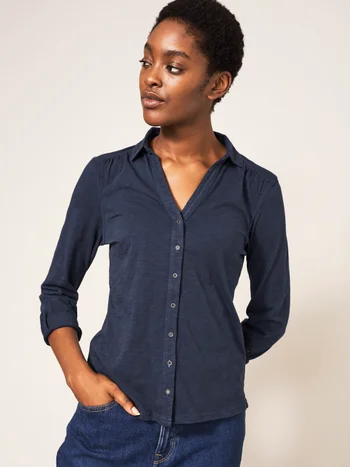 Annie Hemdbluse aus Jersey