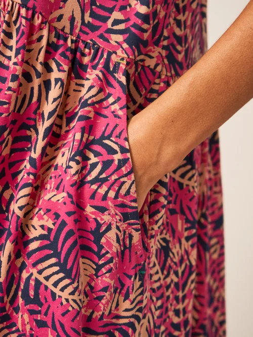 Everly Blusenkleid aus Jersey - Pink Mehrfarbig - 38 Bild 2