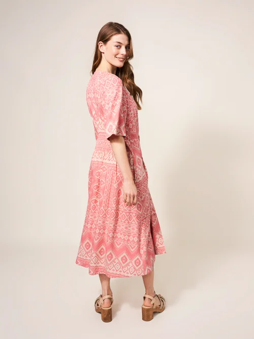 Izzie Kleid - Rot Mehrfarbig - 38 Bild 4