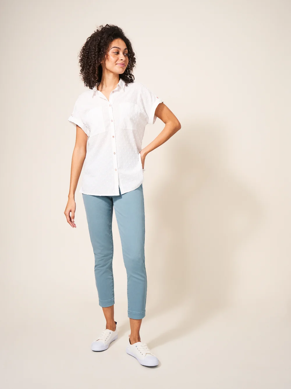 Janey 7/8-Jeggings - Mittel-Blaugrün - 38 Bild 1