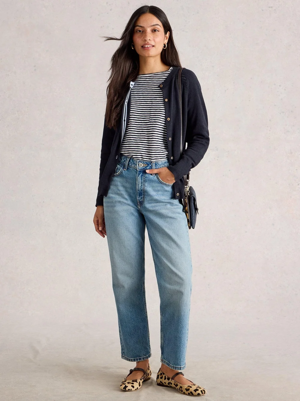 Strickjacke aus Bio-Baumwolle - Dark Navy - 38/R Bild 2