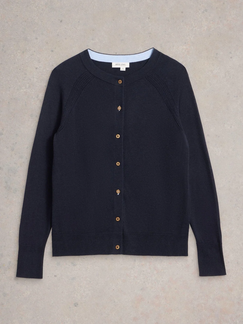 Strickjacke aus Bio-Baumwolle - Dark Navy - 38/R Bild 5