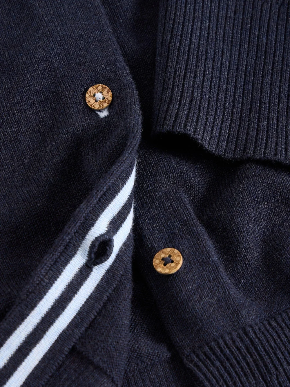 Strickjacke aus Bio-Baumwolle - Dark Navy - 38/R Bild 6