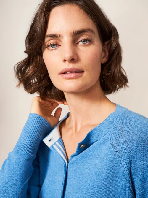 Lulu Strickjacke - Mittelblau - 38 Bild 2