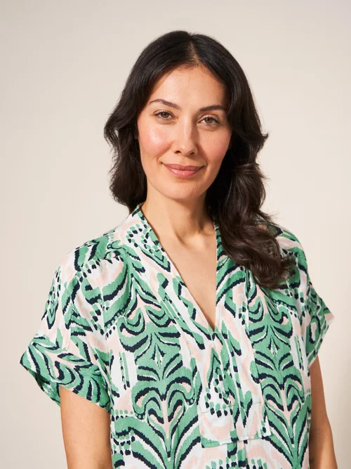 Marianne Leinentunika - Grün Mehrfarbig - 38 Bild 2