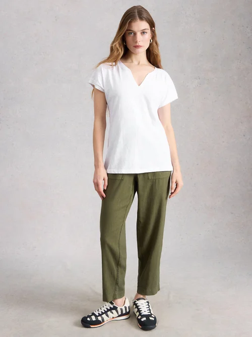 T-Shirt Nelly mit Keilausschnitt - Nat White - 38 Bild 2