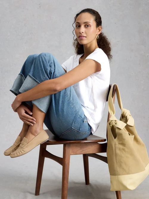 T-Shirt Nelly mit Keilausschnitt - Nat White - 38 Bild 1