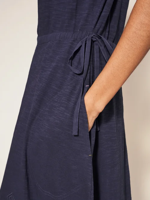 Pebbles Emb Jersey-Kleid - Blassviolett - 38 Bild 2