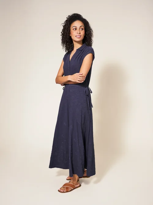 Pebbles Emb Jersey-Kleid - Blassviolett - 38 Bild 3