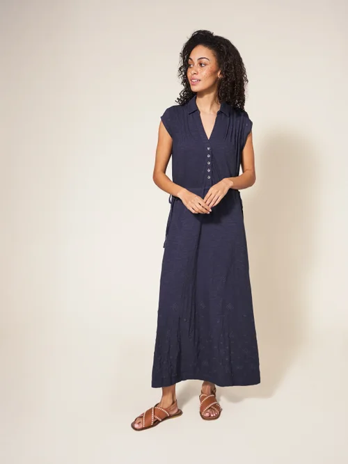 Pebbles Emb Jersey-Kleid - Blassviolett - 38 Bild 1