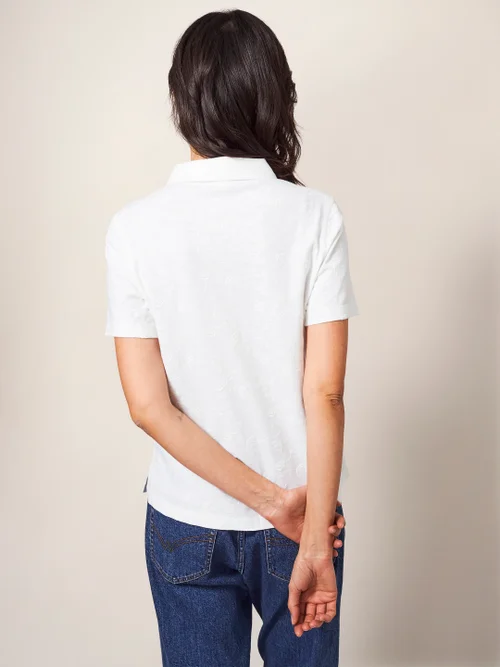 Penny Jerseybluse mit Taschen - Brillantweiß - 38 Bild 4