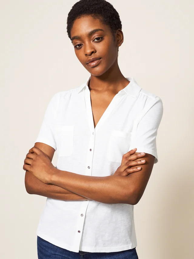 Penny Jerseybluse mit Taschen
