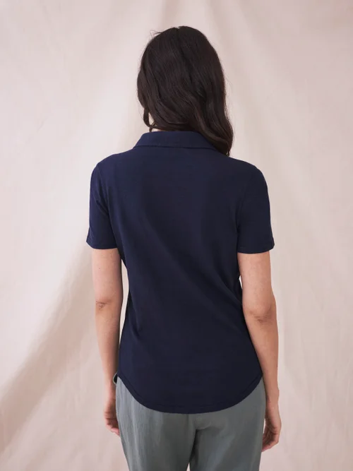 Penny Jerseybluse mit Taschen - Französisches Marineblau - 38 Bild 3