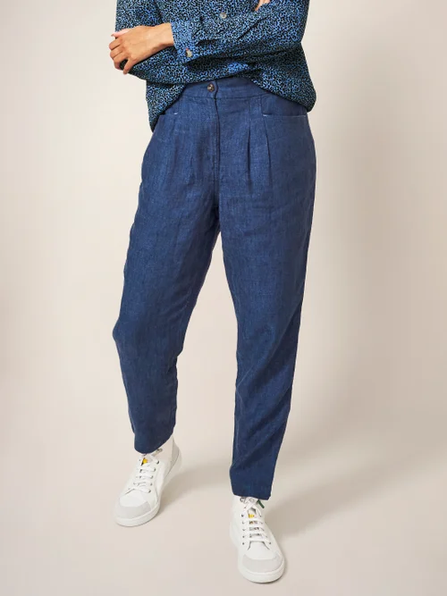 Rowena Leinenhose - Dunkel-Marineblau - 38 Bild 3