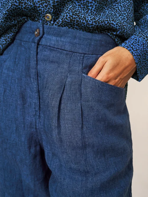 Rowena Leinenhose - Dunkel-Marineblau - 38 Bild 2
