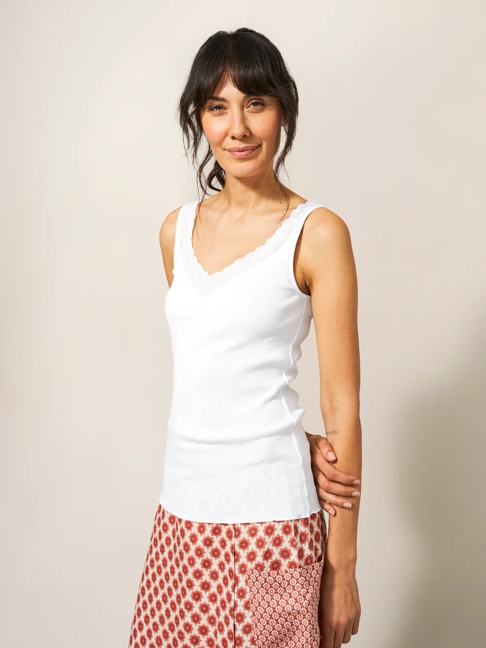 Seabreeze Trägertop - Bril White - 38 Bild 1