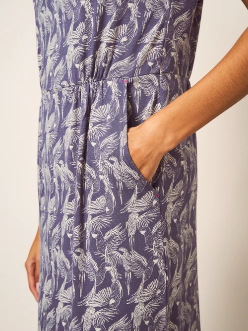 Tallie EcoVero Jerseykleid - Lila Mehrfarbig - 38 Bild 2