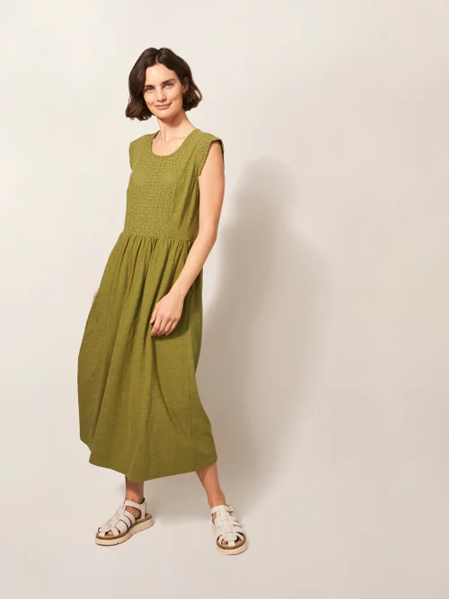 Violet Spitzenkleid aus Jersey - Mittelgrün - 38 Bild 1
