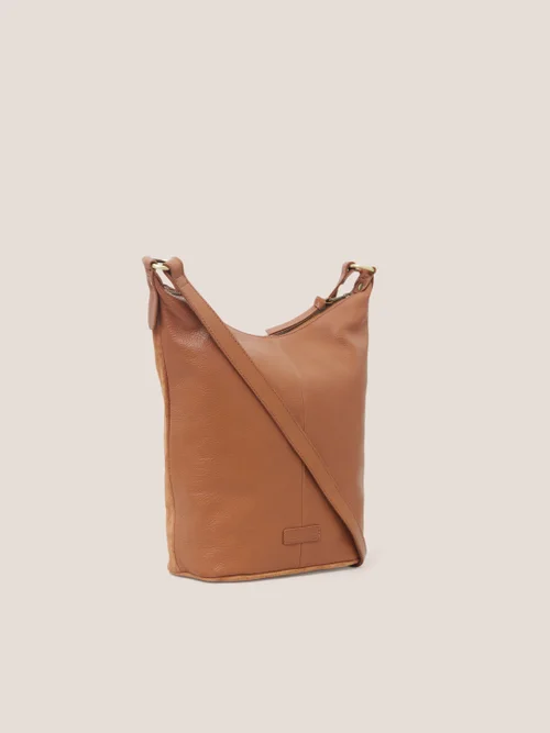 Fleur Crossbody-Tasche aus Wildleder - Mittelbraun - Einheitsgröße Bild 4