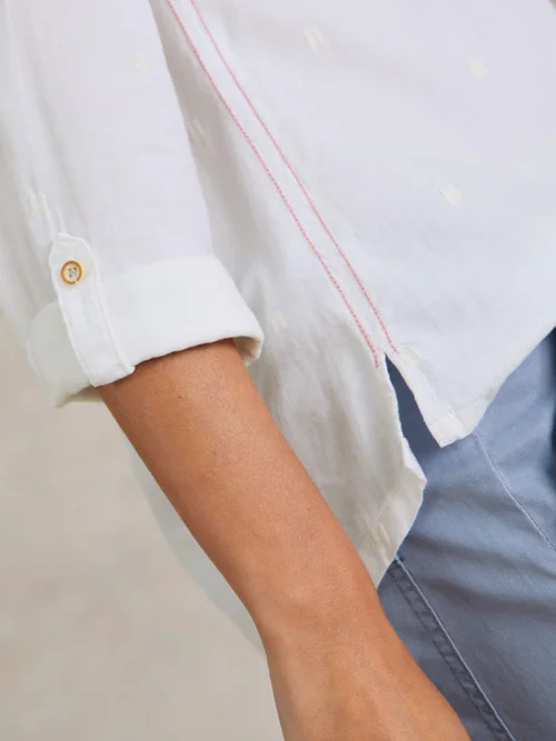 Bluse Sophie aus Bio-Baumwolle - Pale Ivory - 34 Bild 3