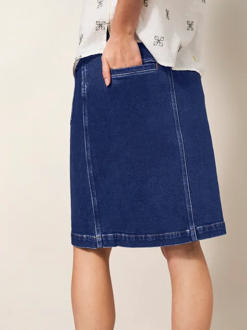 Melody Jeansrock - Dunkler Denim - 38 Bild 4