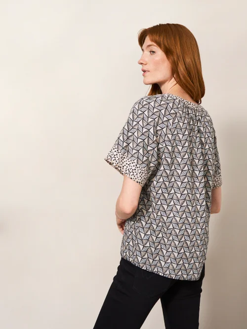 Cora Top - Natur Mehrfarbig - 34 Bild 4