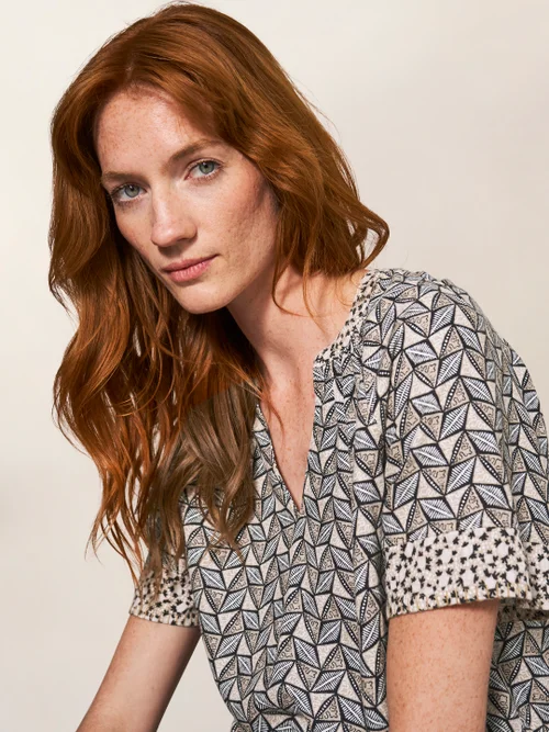 Cora Top - Natur Mehrfarbig - 34 Bild 2