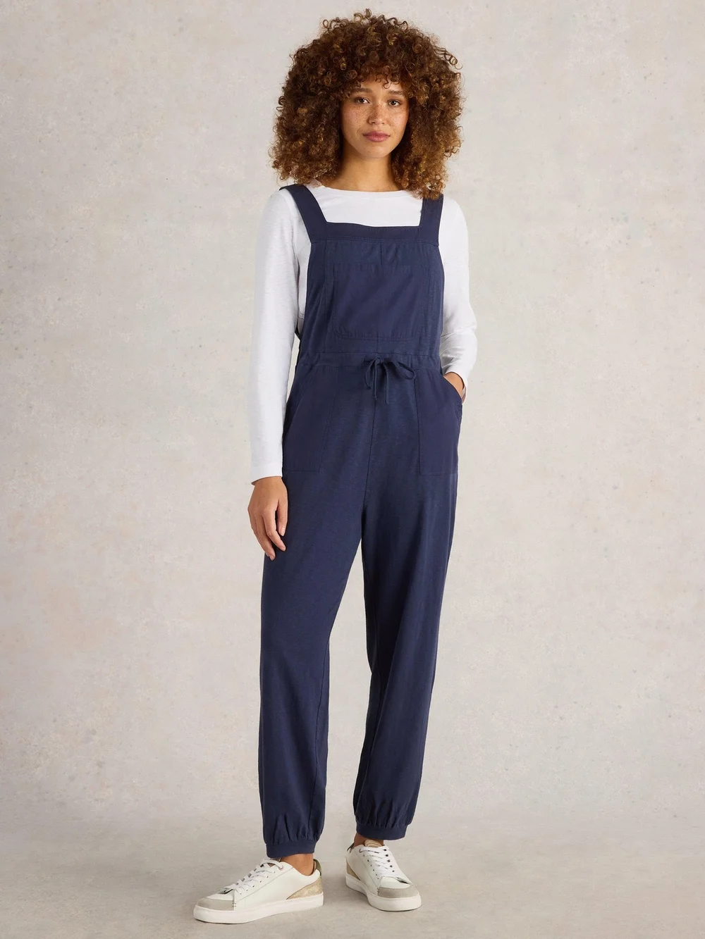 Latzhose Daphne aus Jersey - Fr Navy - 34 Bild 1
