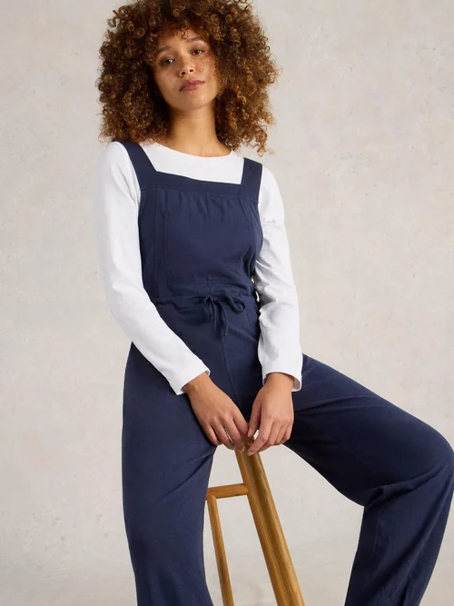 Latzhose Daphne aus Jersey - Fr Navy - 34 Bild 3