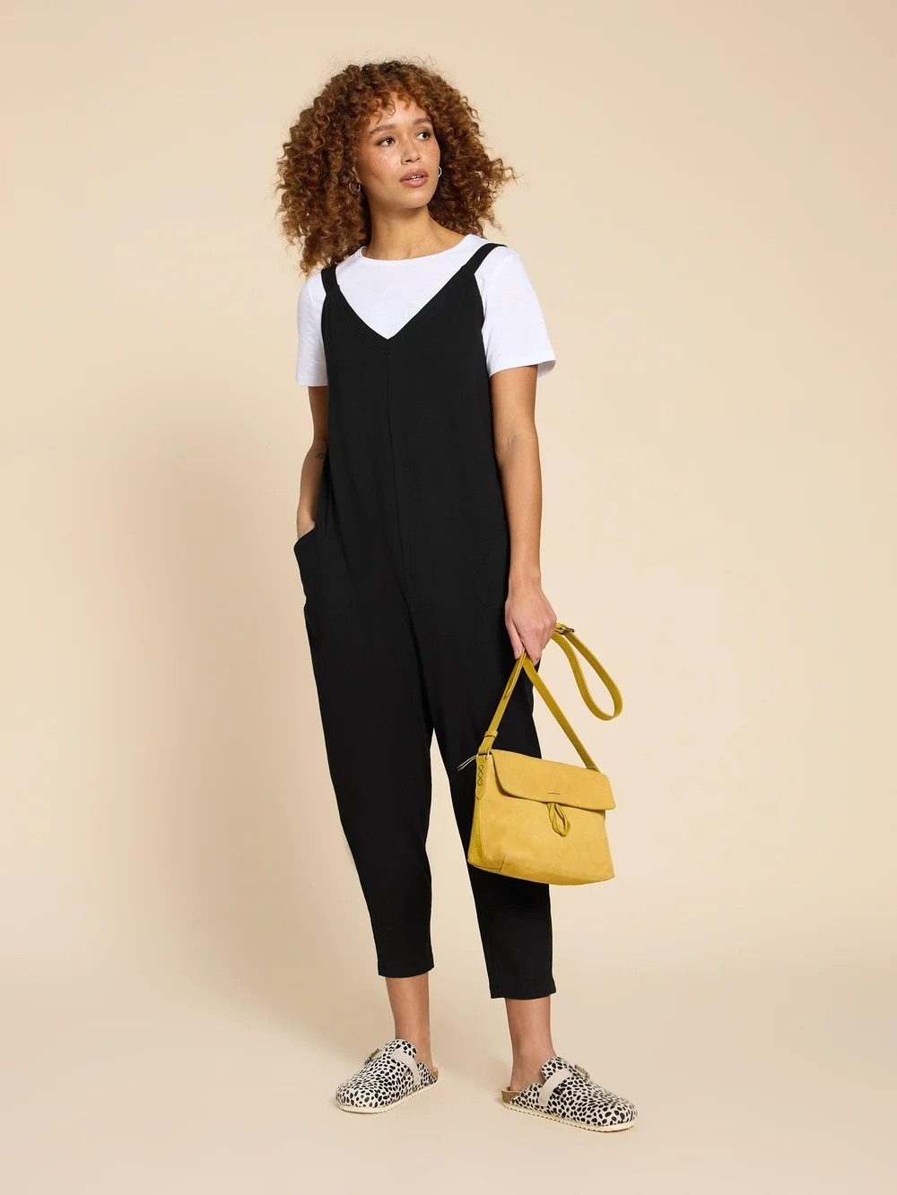 Jumpsuit Selina aus Jersey - Pure Blk - 34 Bild 1