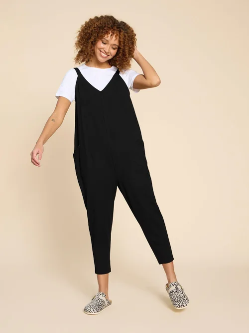 Jumpsuit Selina aus Jersey - Pure Blk - 34 Bild 2