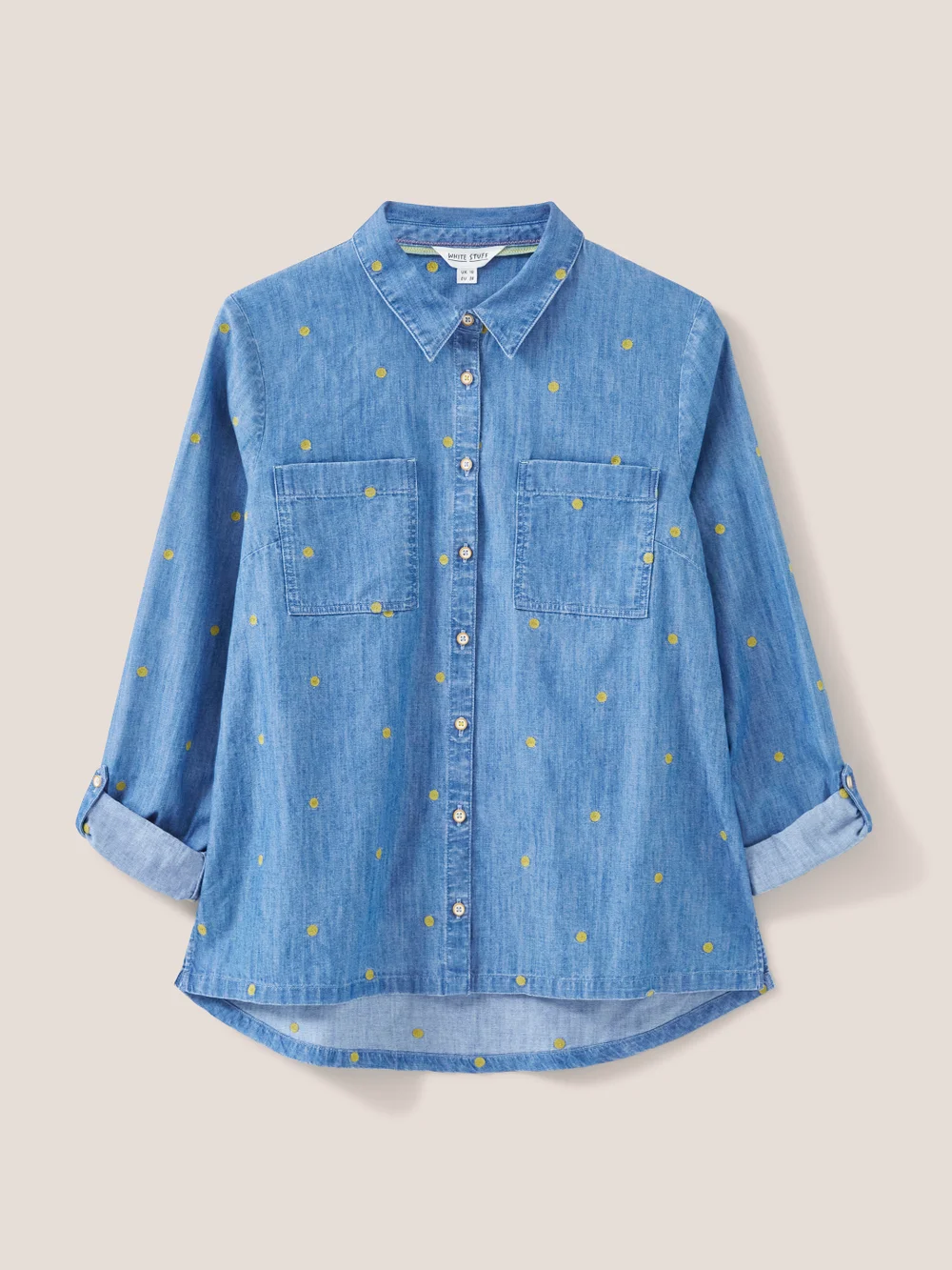 Sophie Bestickte Bluse - Denim Mehrfarbig - 34 Bild 1