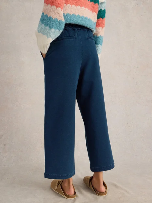 Jerseyhose Belle mit weitem Bein - Dk Denim - 34 Bild 4