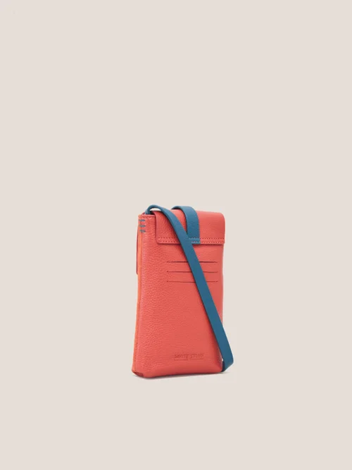 Clara Handytasche aus Wildleder - Hellorange - Einheitsgröße Bild 4