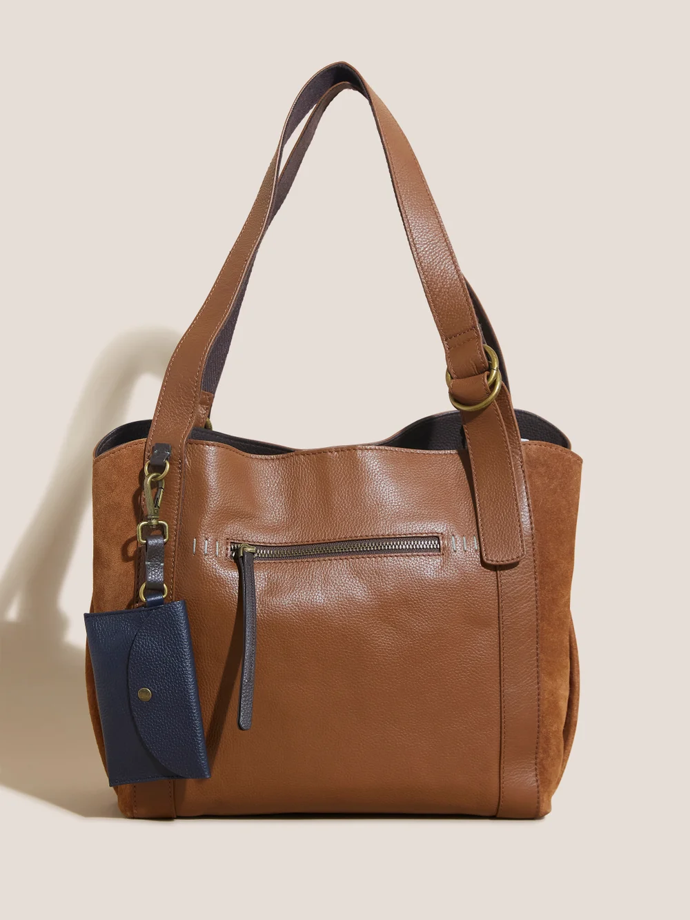 Hannah Handtasche aus Leder - Mittelbraun - Einheitsgröße Bild 1
