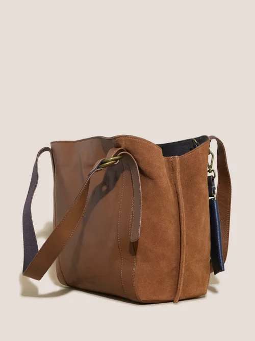 Hannah Handtasche aus Leder - Mittelbraun - Einheitsgröße Bild 4