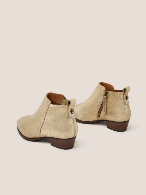 Willow Stiefeletten aus Leder - Gold Metallic - 36 Bild 4