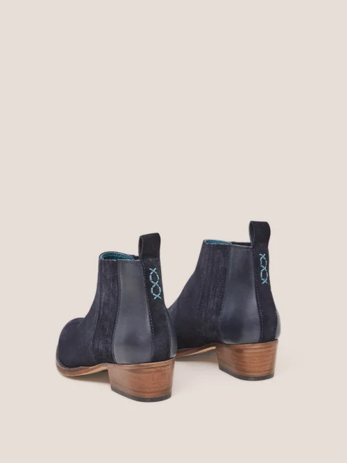 Willow Stiefeletten aus Wildleder - Dunkel-Marineblau - 37 Bild 4