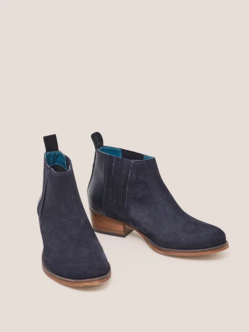 Willow Stiefeletten aus Wildleder - Dunkel-Marineblau - 37 Bild 3