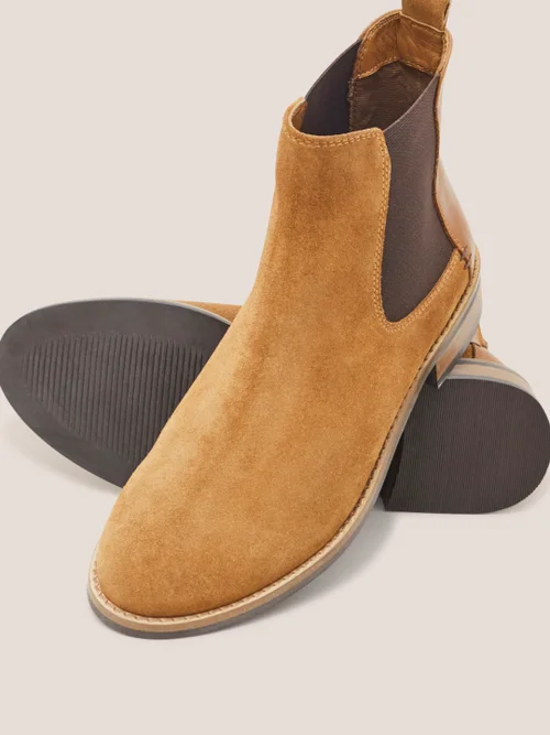 Frankie Chelsea Boots aus Wildleder - Mittelbraun - 36 Bild 2