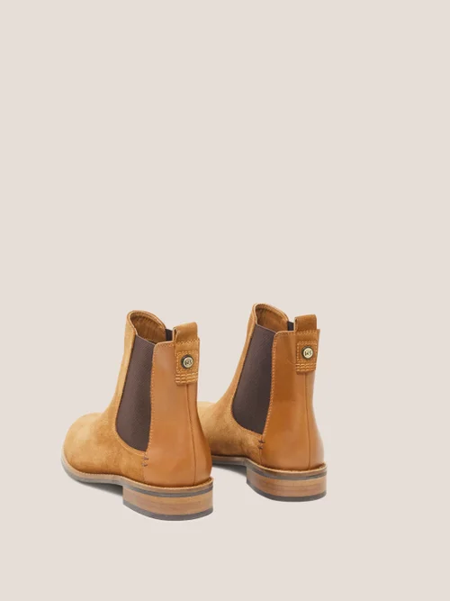 Frankie Chelsea Boots aus Wildleder - Mittelbraun - 36 Bild 4
