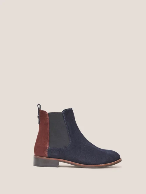 Frankie Chelsea Boots aus Wildleder - Dunkel-Marineblau - 36 Bild 1