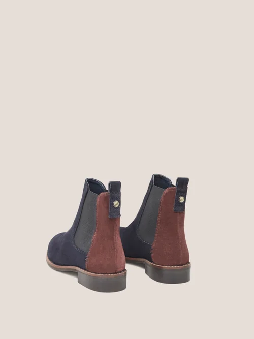 Frankie Chelsea Boots aus Wildleder - Dunkel-Marineblau - 36 Bild 4