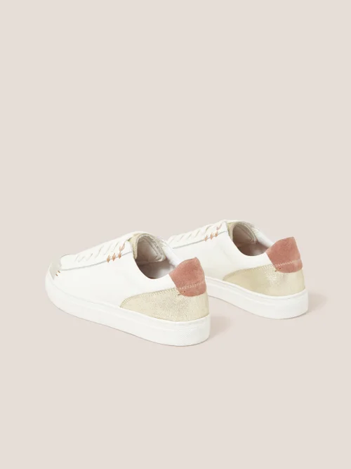 Toni Sneaker aus Leder - Weiß Mehrfarbig - 36 Bild 4