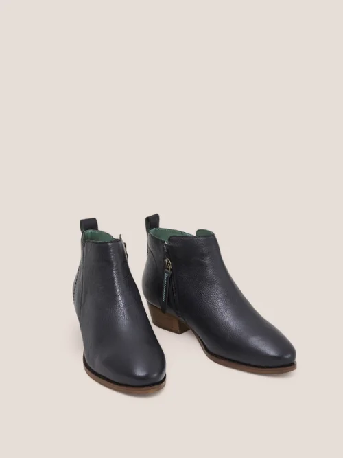 Willow Stiefeletten aus Leder - Pures Schwarz - 36 Bild 3