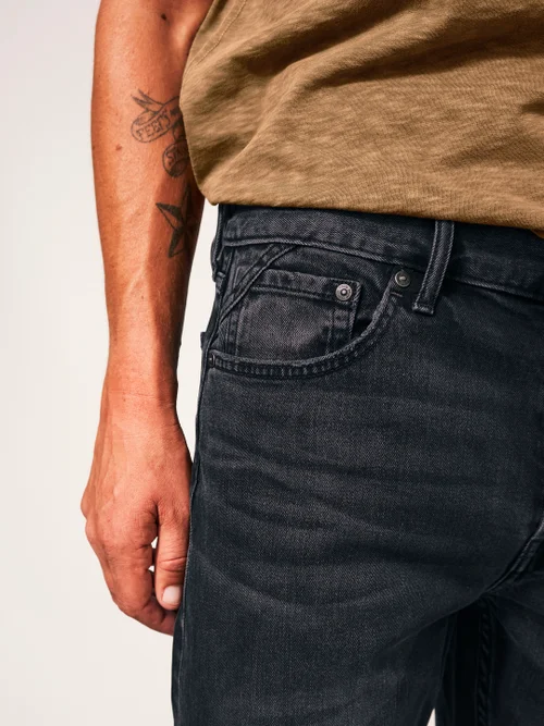 Harwood Jeans mit geradem Bein - Verwaschenes Schwarz - 30 Bild 2