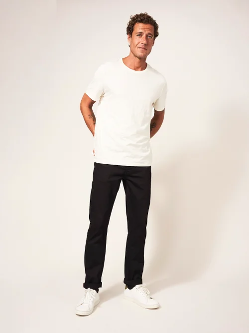 Harwood Jeans mit geradem Bein - Pures Schwarz - 30 Bild 1