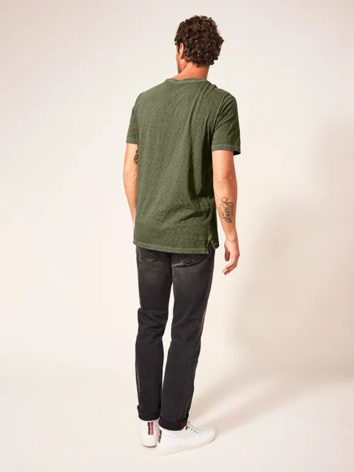 Abersoch T-Shirt - Khaki-Grün - S Bild 4